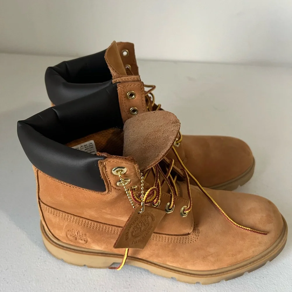 Timberland Men's 6 Inch Premium Waterproof Boots Size 9.5 US Wheat